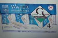 Wafer alla vaniglia senza glutine e senza lattosio