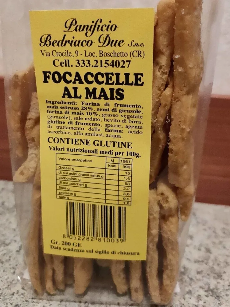 Focaccelle al mais