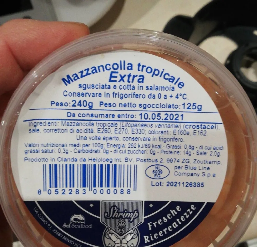 Mazzancolla tropicale