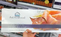Salmone norvegese affumicato a fette