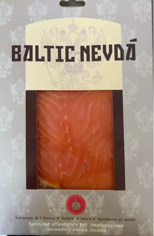 Salmone affumicato preaffettato