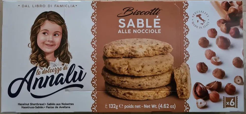 Sablé alle nocciole