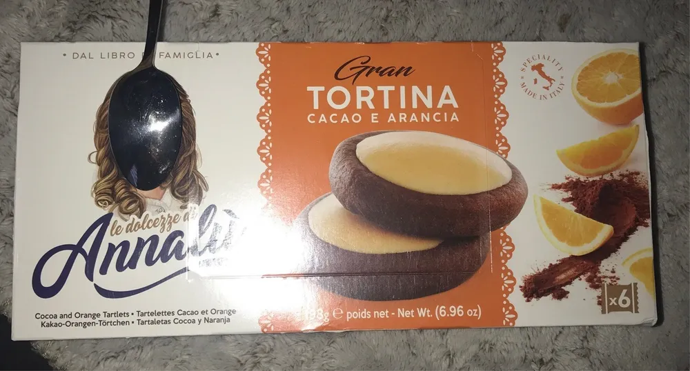 Gran Tortina Cacao E Arancia
