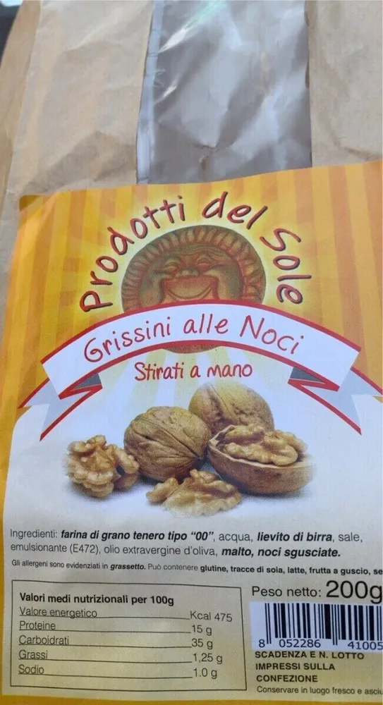 Grissini alle Noci