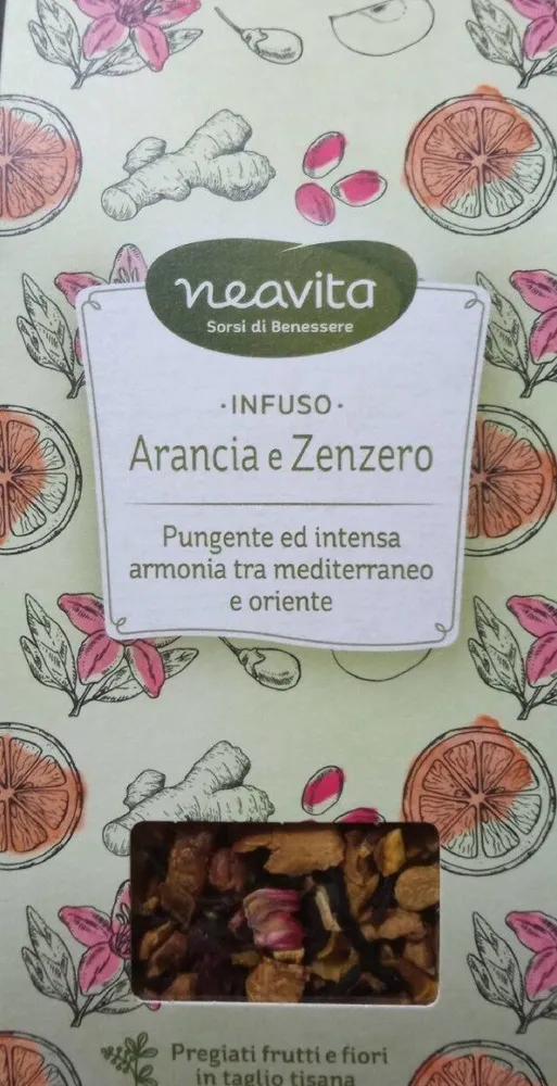Infuso arancia e zenzero