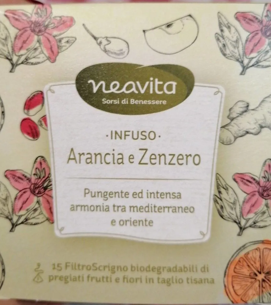 Infuso arancia e zenzero