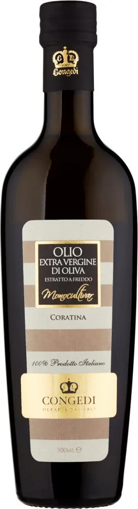 Olio extra vergine di oliva monocultivar coratina
