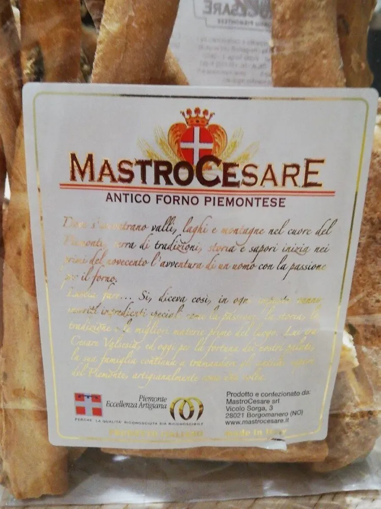 Grissini piemontesi olive verdi