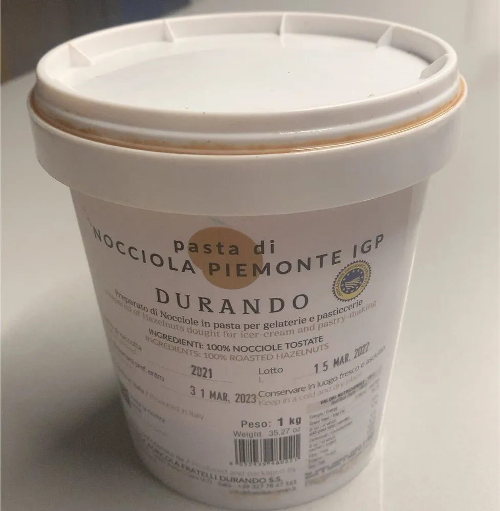 Pasta di nocciola Piemonte IGP