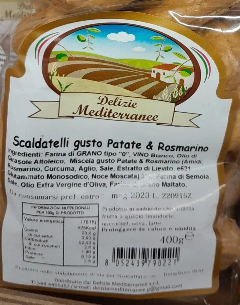 Scaldatelli gusto patate e rosmarino