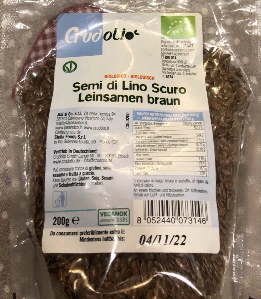 Semi di lino scuro