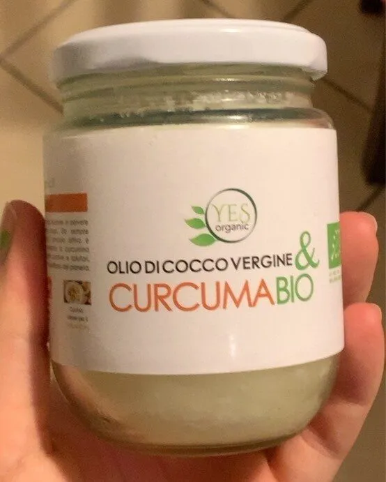 Olio di cocco vergine curcuma bio