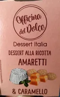 Dessert alla ricotta amaretti e caramello
