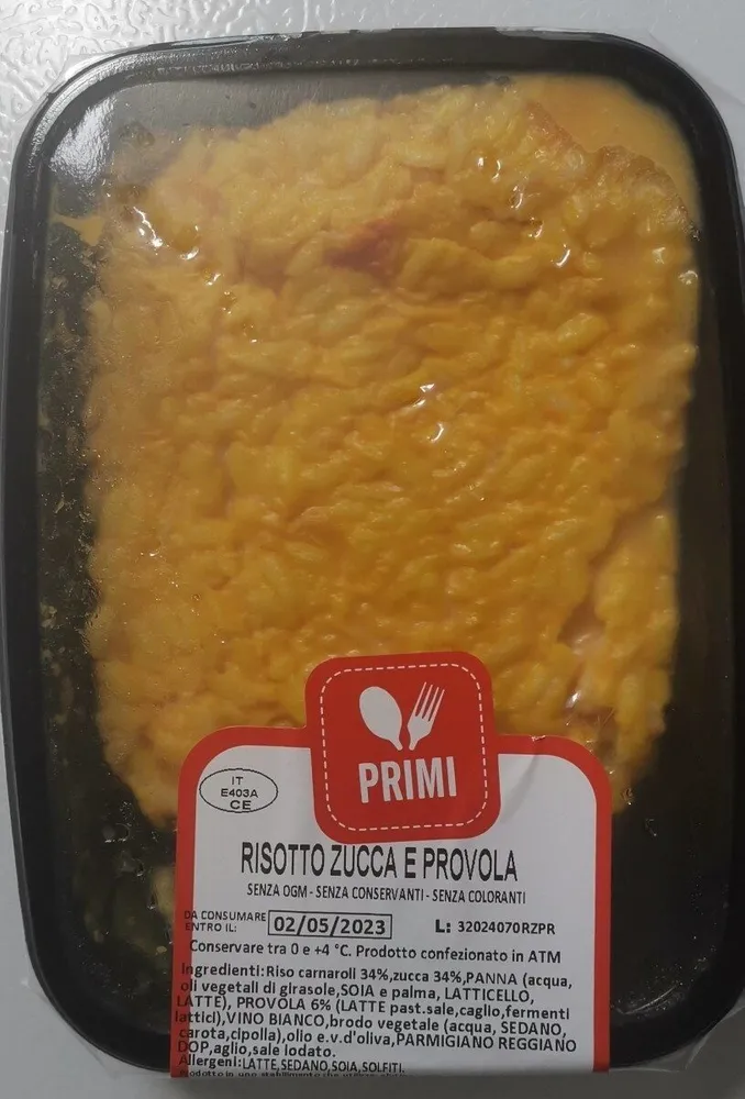 Risotto zucca e provola