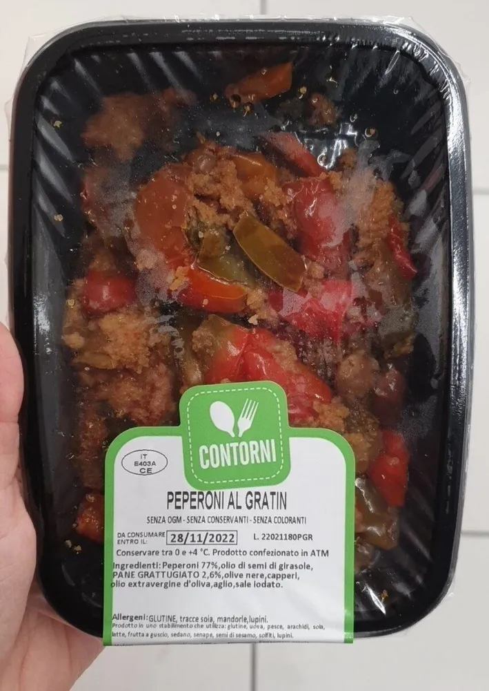 Peperoni al gratin