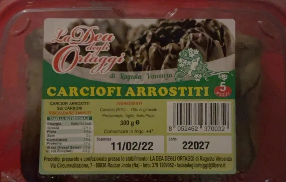 Carciofi arrostiti
