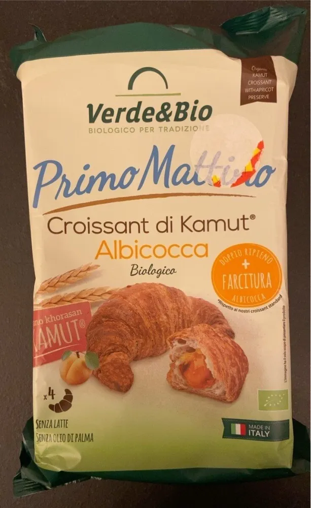 Primo mattino croissant di kamut albicocca
