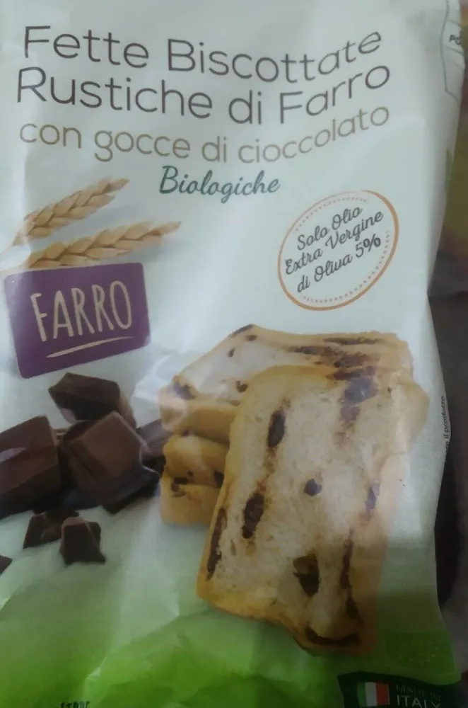 Fette biscottate rustiche di farro