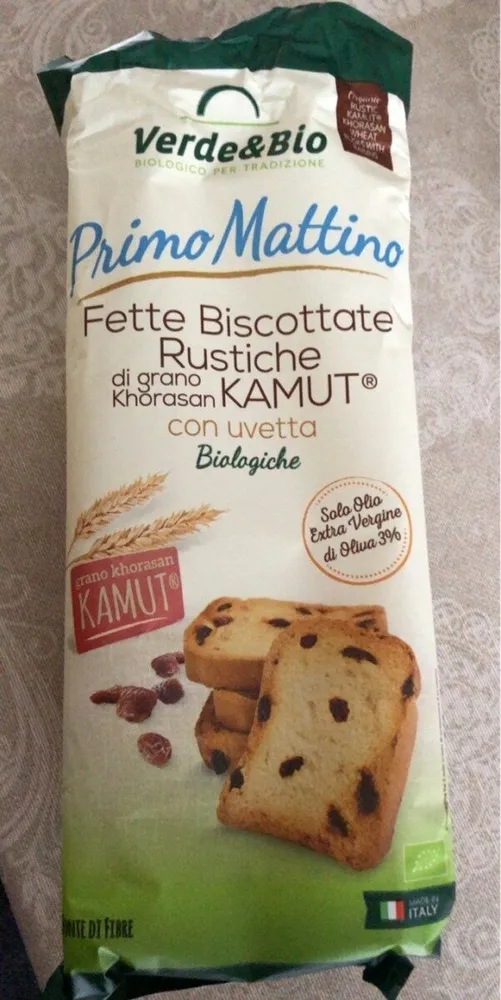 Fette Biscottate Rustiche KAMUT® grano khorasan con Uvetta