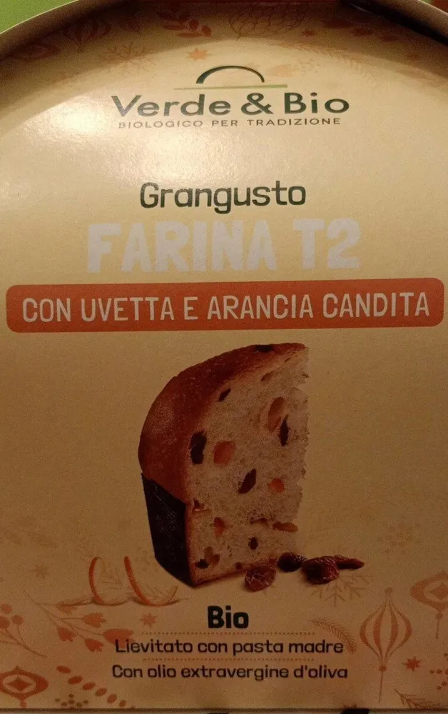 Panettone Grangusto uvetta e arancia candita