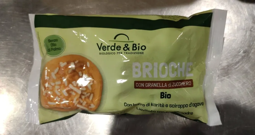 Brioche con granella di zucchero Bio