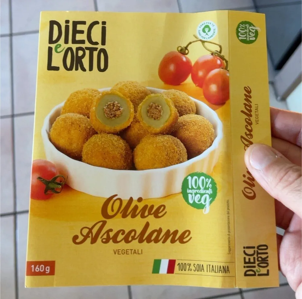 Olive ascolane vegetali