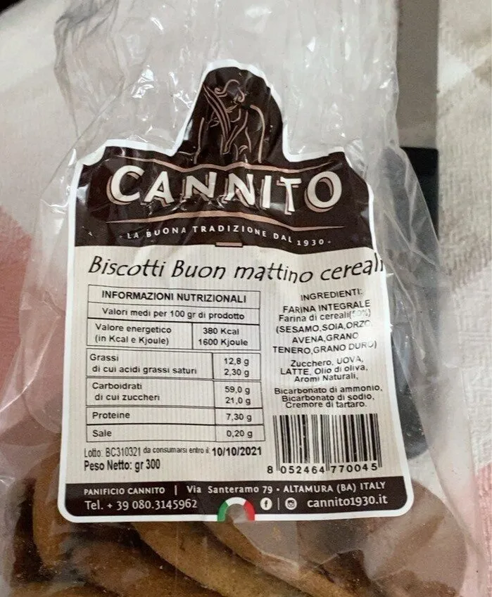 Biscotti buon mattino cereali