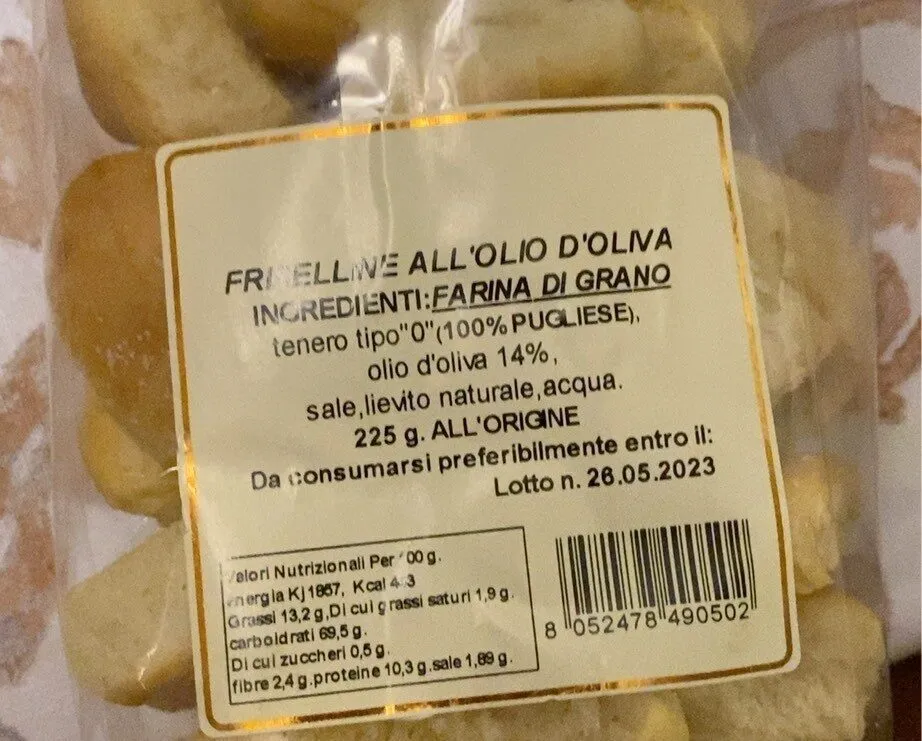 Friselline olio d’oliva