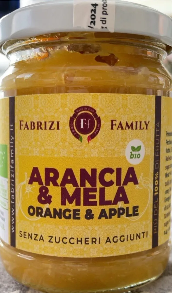 Marmellata arancia e mela