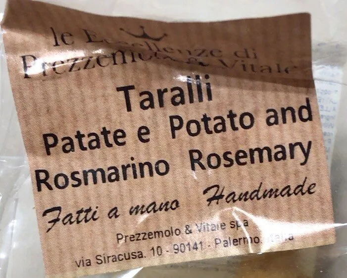 Taralli Patate e Rosmarino