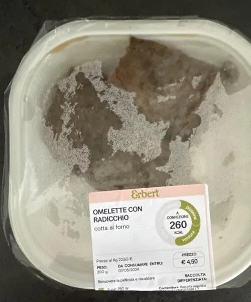 Omelette di radicchio