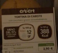 Tortina di carote