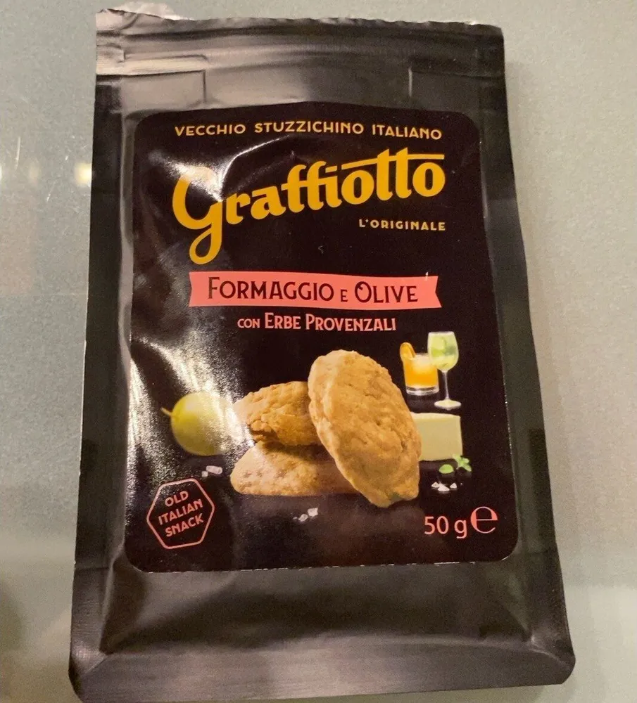 Vecchio stuzzichino italiano Formaggio e Olive