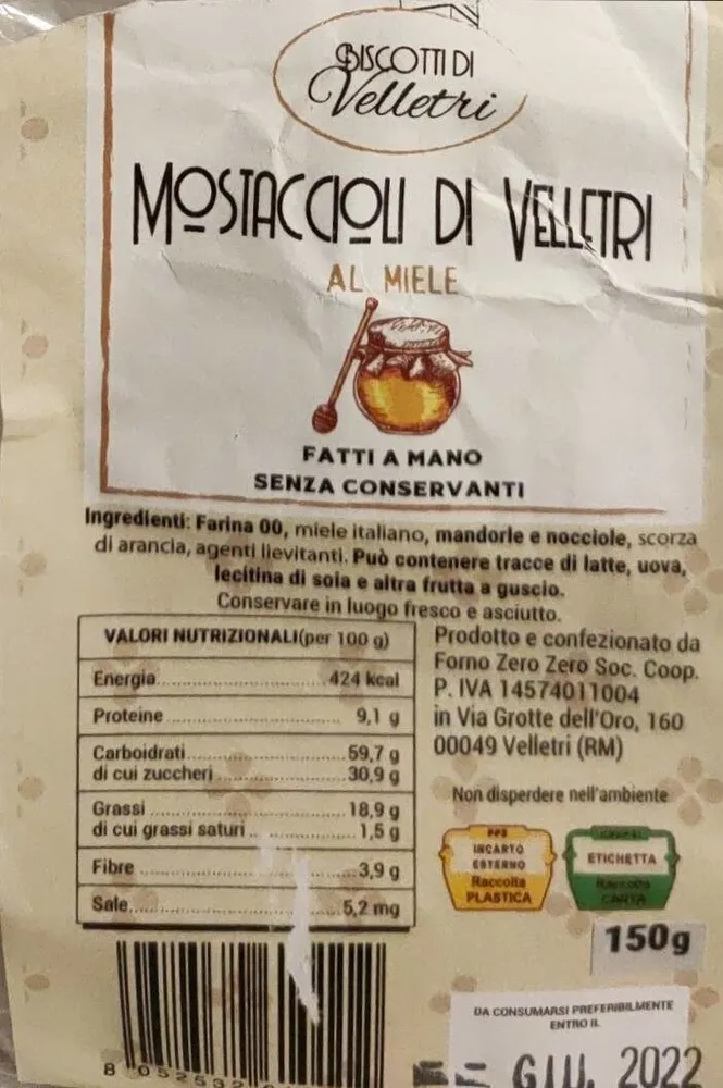 Mostaccioli di velletri