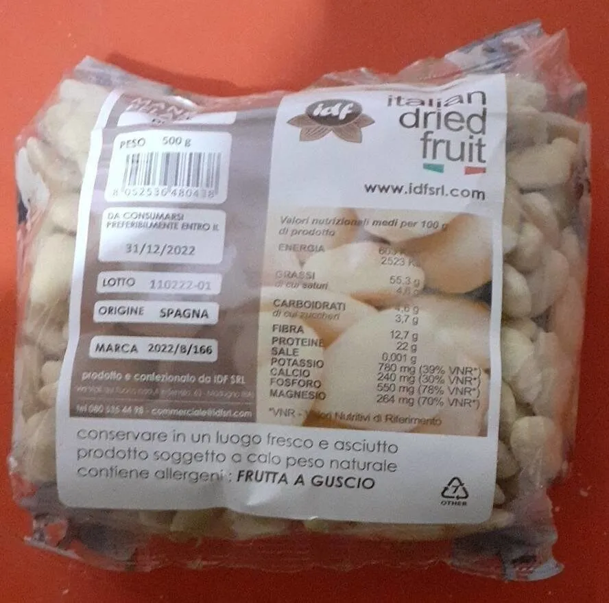 Mandorla pelata dolce IDF