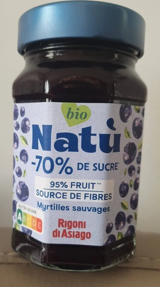 Natù -70% de sucre myrtilles sauvages