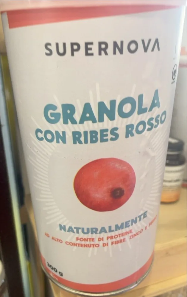 Granola con ribes rosso