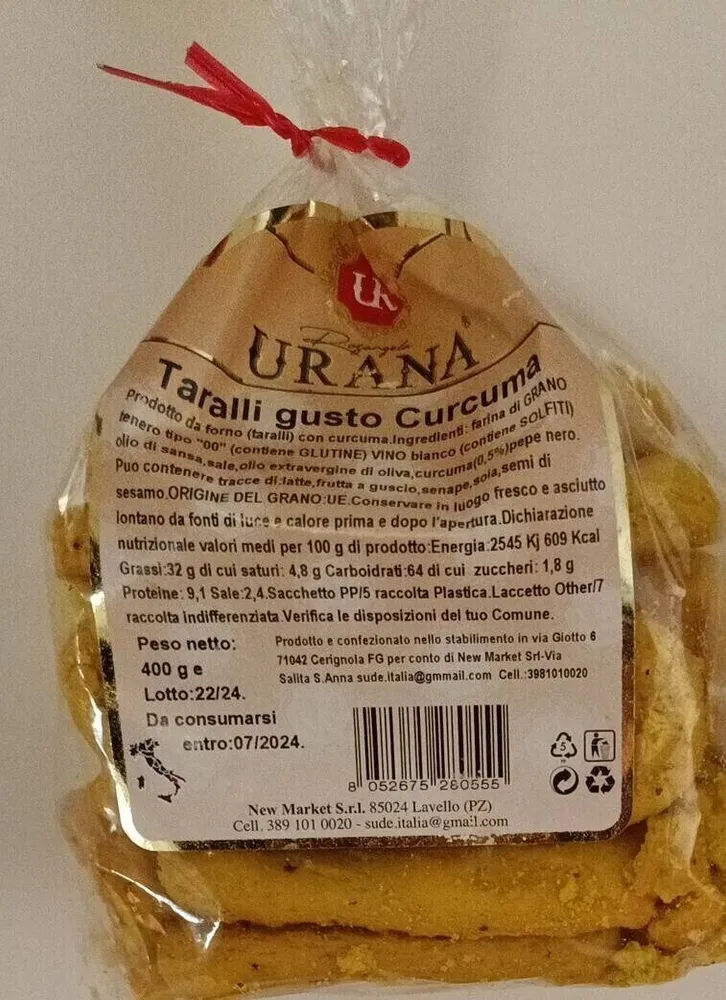 Taralli gusto curcuma