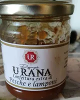 Confettura extra di pesche e lamponi