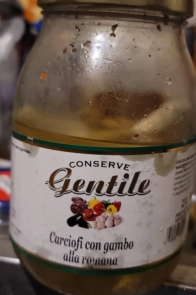 Carciofi con gamba 1lla romana