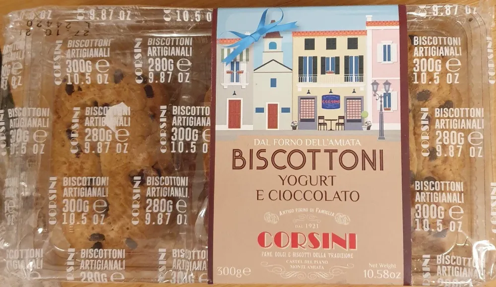 Biscottoni yogurt e cioccolato