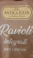Ravioli integrali con ripieno di ceci