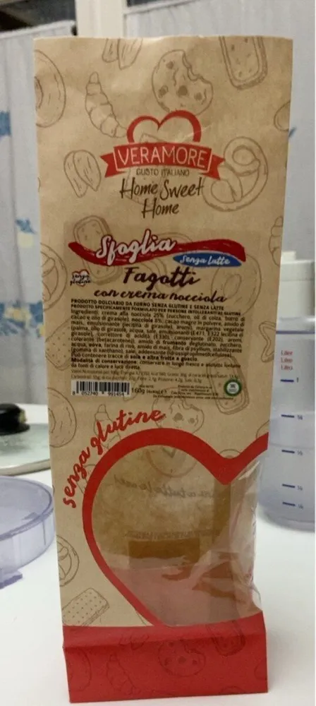 Fagotti con crema nocciola