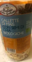 Galette de mais avec graine de chia