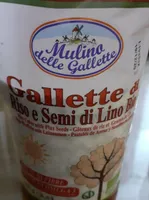 Gallette di riso e semi di lino bio