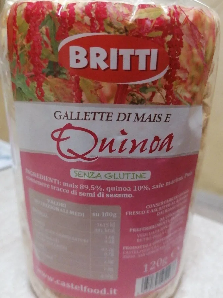Gallette di Mais e Quinoa