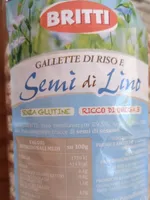 Britti Gallette di riso e semi di lino