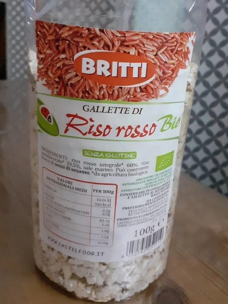 Galette de riso rosso