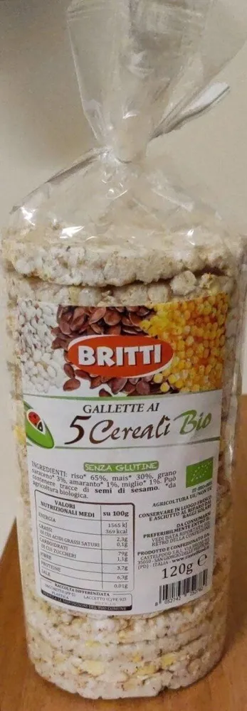Gallette ai 5 cereali Bio