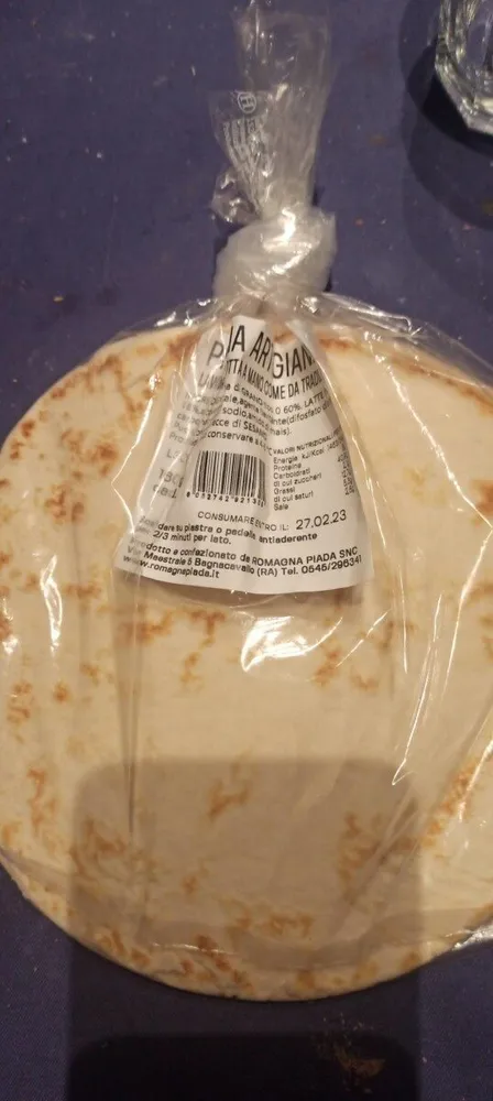 Piadina artigianale